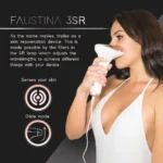 FAUSTINA 3SR IPL skin rejuvenation device being used on the face